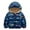 Navy, variant on Boys Girls Puffy Hooted Jacket Long Sleeve Zipper 𝗖artoon Print Thick Fluff Coat Winter Warm Top with Pocket