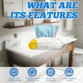 thumbnail image 4 of AUQ 20Pcs Microfiber Face Towels,Ultra-Fine Microfiber Face Towel,Strong Absorbent Surface Wash Clothes,Blue,8.66*8.66*0.39in, 4 of 7