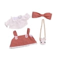 thumbnail image 2 of Ropa de peluche para muñecas, ropa de animales de peluche, traje con falda con tirantes, disfraces, accesorios para muñecas de peluche, accesorios, 2 of 8