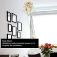 thumbnail image 4 of LED Ceiling Light Modern Star 3 Color Temperatures Flush Mount Eye Catching Shape Dimmable Suitable for Bedroom Hallway with PC Plastic Iron, 4 of 7