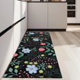 thumbnail image 4 of Pioneer Flower Floral Print Pattern Kitchen Rug Mat,Kitchen Runner Rugs Non Skid Washable,Decorative Kitchen Floor Mats for Kitchen,Sink,Laundry,17"X47", 4 of 5