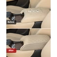 thumbnail image 7 of KBH Center Console Cover for Acura RDX Accessories 2019-2024, Middle Console Lid Armrest Cover for Car Interior, Beige, 7 of 7
