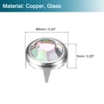 thumbnail image 2 of Uxcell 50Pack 6mm Rhinestone Stud Refills Embellishment Decorative Rivets Colorful White, 2 of 6