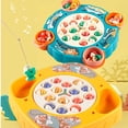 thumbnail image 2 of EQWLJWE Learning & Education Toys,Handheld Games for Kids Electronics,Magnetic Fishing Game Set 15 Fish and 4 Poles Rotating Board Games with Music Fishing Toys for Kids and Toddlers Age 3 4 5 6 7 8, 2 of 7
