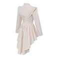 thumbnail image 7 of HXWCHs Women's Gothic Tailcoat Jacket Elegant Long Sleeve Attire XS Beige, 7 of 7