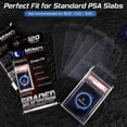 thumbnail image 4 of 600 Pack Graded Card Sleeves, Precise Fit Slab Sleeves, Acid-Free Resealable Slab Protector Compatible with PSA Graded Slabs, 4 of 9