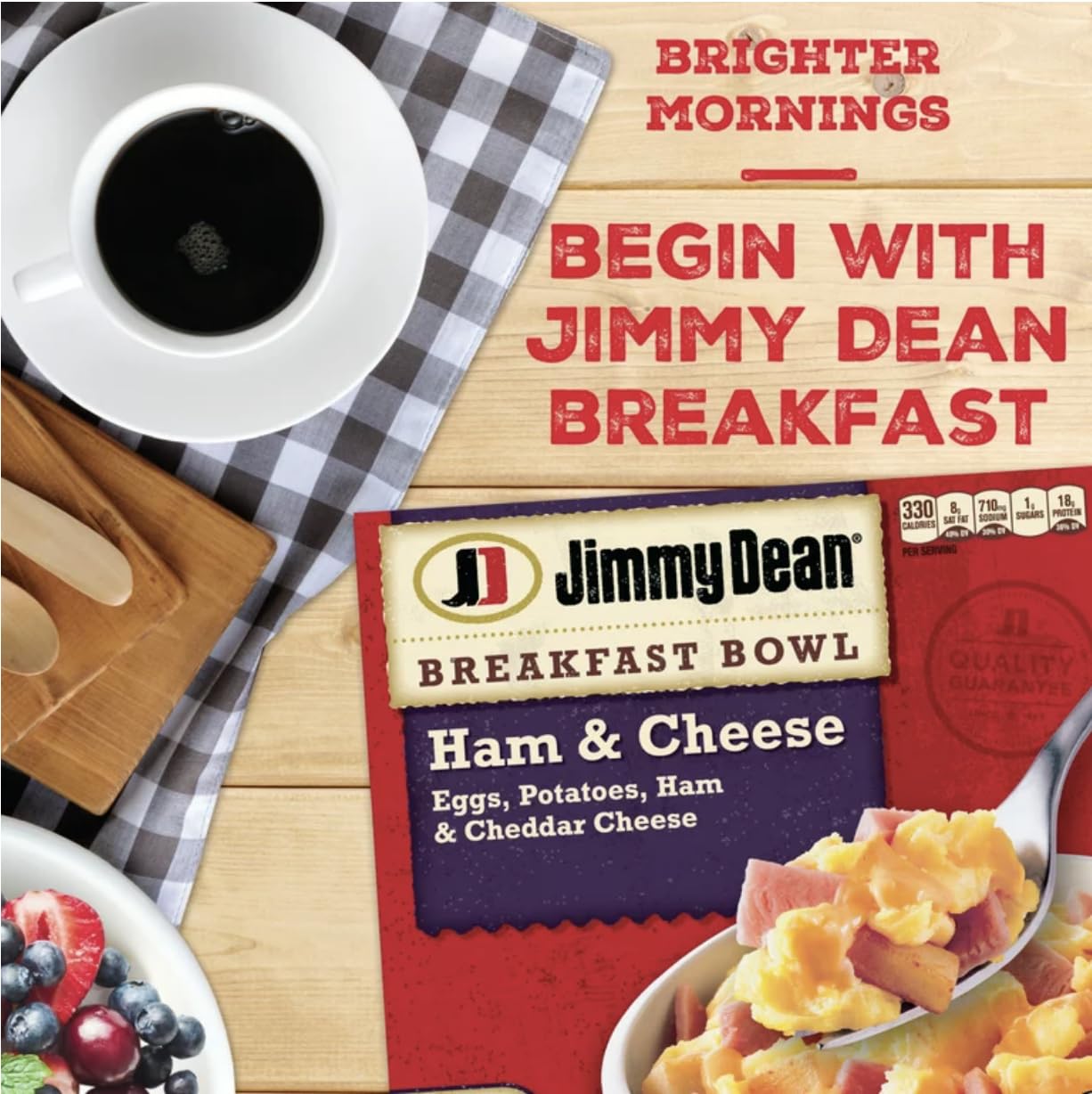 Jimmy Dean Breakfast Bowl |2 of Ham Cheese| + |2 of Steak Eggs|, 7 oz ...