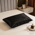 thumbnail image 6 of Stripe Satin Pillowcase 20x30in, Silky Soft Pillow Cover for Hair and Skin, Summer Style Bedding for Dorm & Bedroom, 1 Pack, 6 of 6
