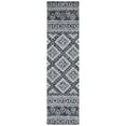 thumbnail image 5 of SAFAVIEH Micro-Loop Regis Geometric Area Rug, Black/Grey, 5' x 5' Square, 5 of 8