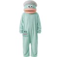 thumbnail image 2 of Ktoot Monster Onesie Adult Funny Plush Buttery Soft Pajamas Cozy Full Body Sleepwear for Women Men,Big Mouth Monster Onesies Pjs Ghost One Piece Outfit(No Shoes Included/Sky Blue), 2 of 5