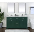 thumbnail image 6 of 60 inch single bathroom vanity in green, 6 of 8
