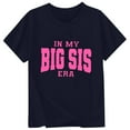 thumbnail image 3 of XAOWF Child Toddlers Girls T Shirt Round Neck Funny Big Sister Letter Printed Casual Short Sleeve Tshirts Daily Wear Relaxed Fit Versatile Tops 1-2 Years, 3 of 3