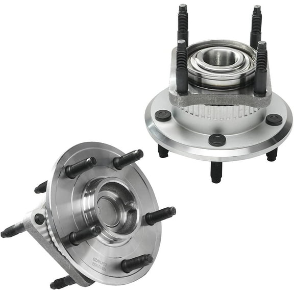 Detroit Axle - Rear Wheel Bearing Hubs for Jeep Grand Cherokee Commander w/ABS, 2005-2010 Grand Cherokee 2006-2010 Commander, 2007 2008 2009 Replacement Wheel Bearing and Hubs