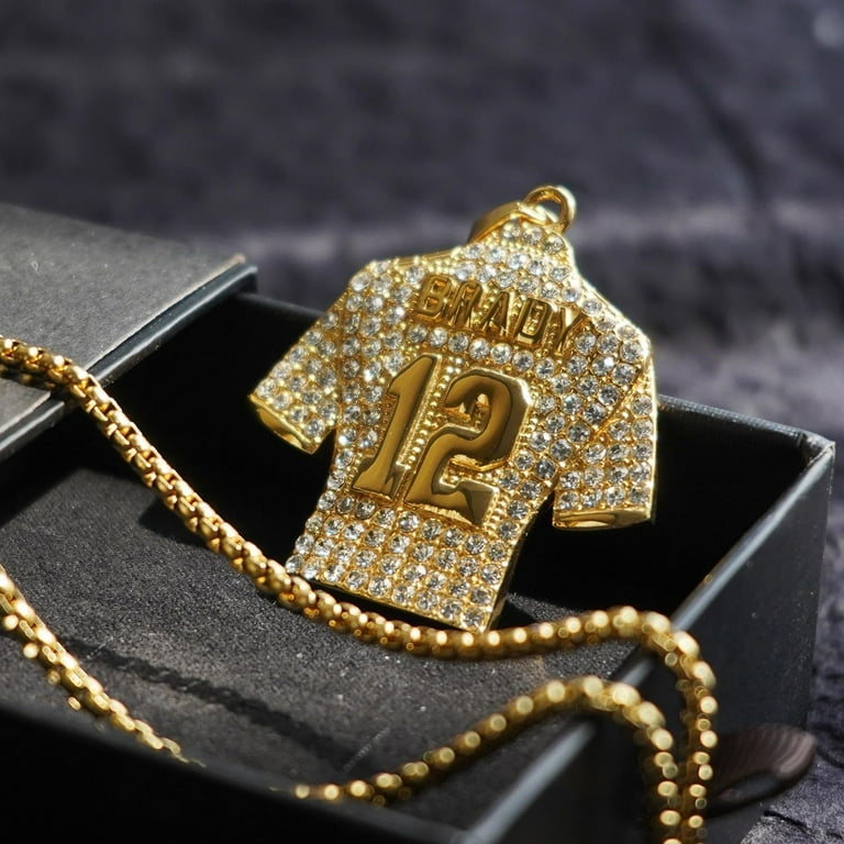 Soccer Football Jersey Pendant Necklace for Mens and mens Number7 Number10 Number12 Jersey Neckalce Hiphop CR7 Mes si Ney mar Mbappe Jersey Jewelry Walmart