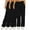 Black, variant on 3 Pack Women's Basic Solid Sweatpants Comfy Drawstring Elastic Waist Joggers Fall Winter Lounge Trousers with Pockets
