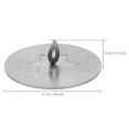 thumbnail image 2 of unbranded Cubierta Decorativa Para De Vela De Acero Inoxidable Plateado Con Cortaviento Y, 2 of 8