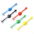 25 Pack 4inch Arrow Spinners in 5 Colors for Home and Classroom