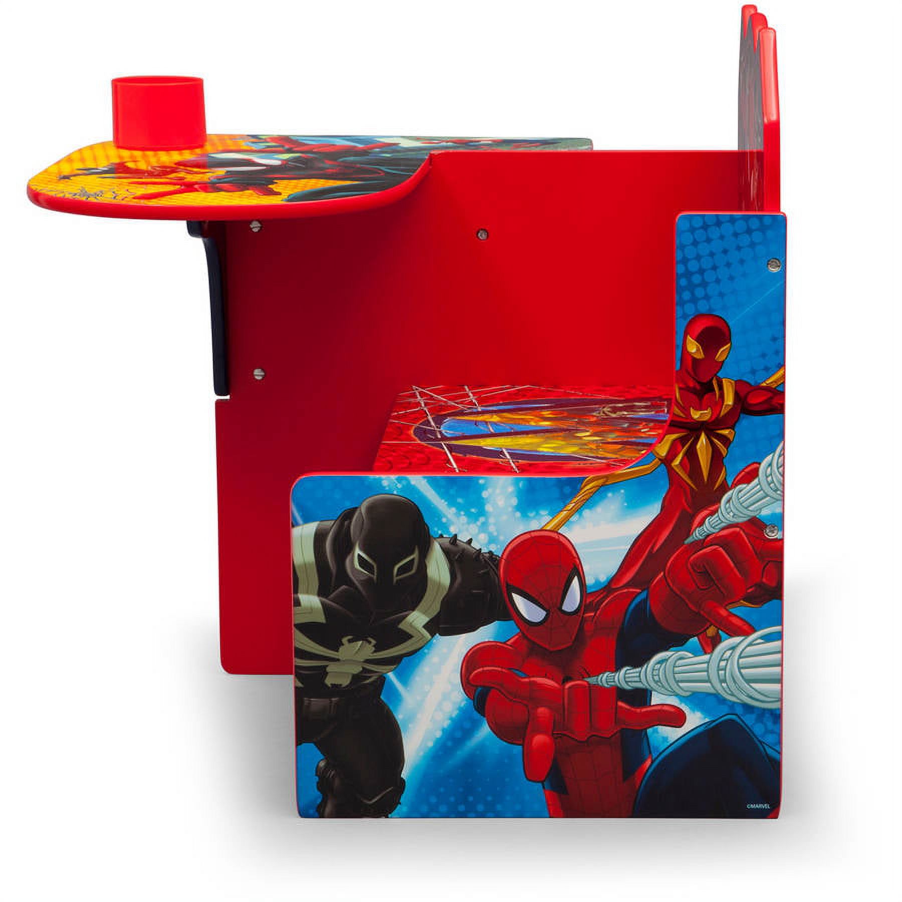 Marvel SpiderMan Chair Desk with Storage Bin by Delta Children