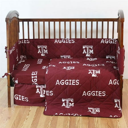 Comfy Feet TAMCS Texas A&M 5 piece Baby Crib Set