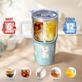 thumbnail image 6 of 20OZ Unicorn Themed Tumbler with Handle Insulated Mug for Daily Use Great Presents for Women Unicorn Lovers Perfect for Birthday Christmas and Park Picnics, 6 of 6