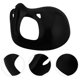 thumbnail image 5 of Black Therian Mask Puppy Dog Plastic Animal Cosplay Máscara de bricolaje en blanco DIY Vestido de vestir para traje peludo Halloween Masquerada Suministros de fiesta de cosplay, 5 of 6