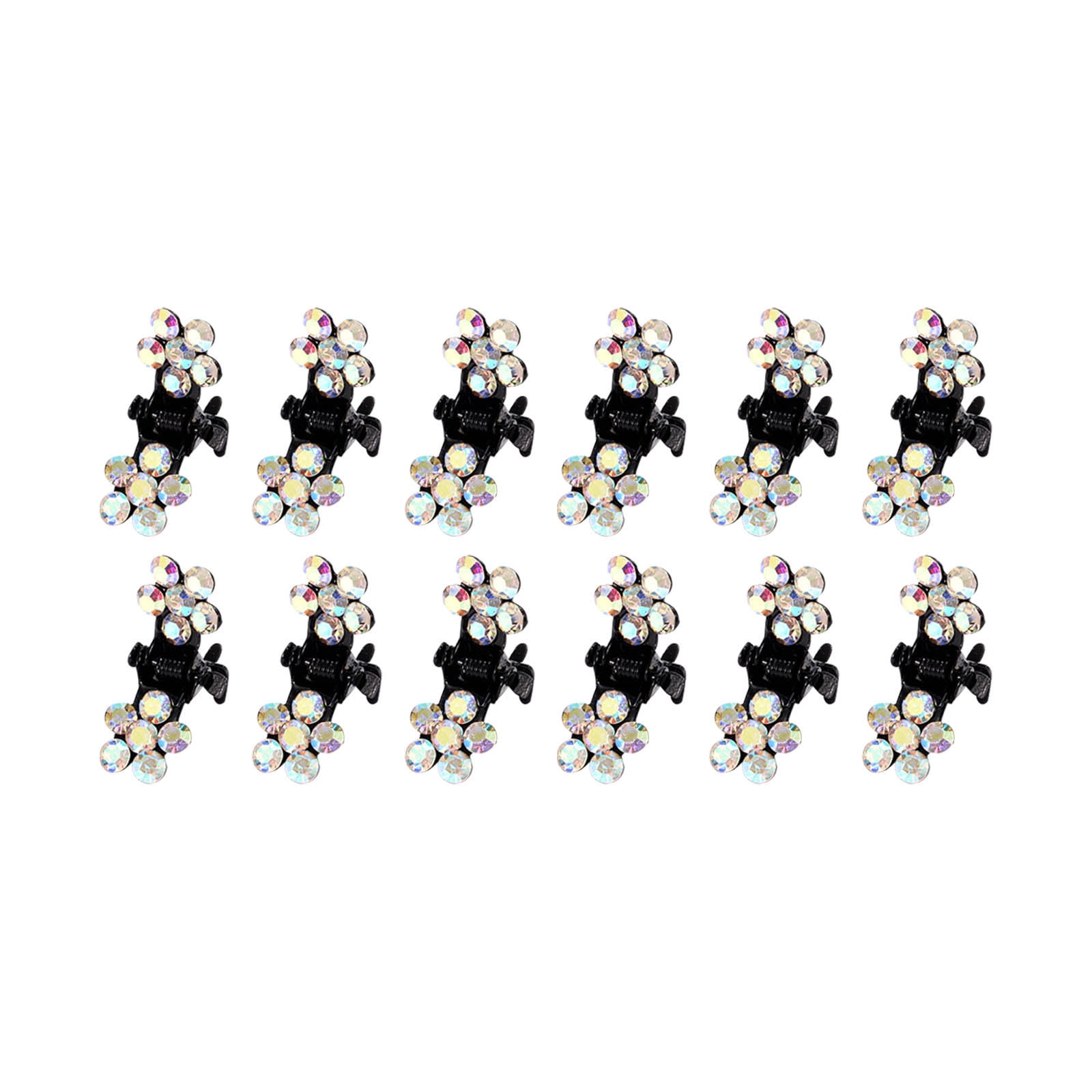 WREESH Rhinestone Side Clip Small Hair Clip Hair Claw Sim-ple Bangs Clip Top Clip Hair