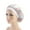White, variant on Women Satin Night Sleep Cap Hair Bonnet Hat Silk Head Cover Wide Elastic Band