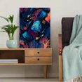 thumbnail image 5 of Vibrant Tropical Fish Coral Reef Canvas Print, Suitable for Living Room, Bedroom, Office, Hotel Decor, 5 of 8