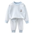 thumbnail image 3 of Baby Boys Girls' 2 Piece Made With Cotton Sleepwear Fall Clothes Tracksuit Sweatsuits Set Back-To-School Outfit Set 90, 3 of 7