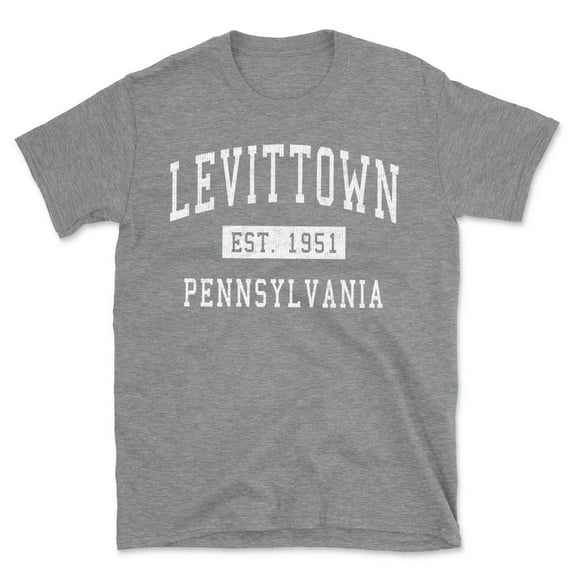 Levittown Pennsylvania Classic Established Men's Cotton T-Shirt