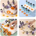thumbnail image 4 of Prensa para galletas de verduras, prensa para galletas de frutas con mango protector para hornear (amarilla), 4 of 6