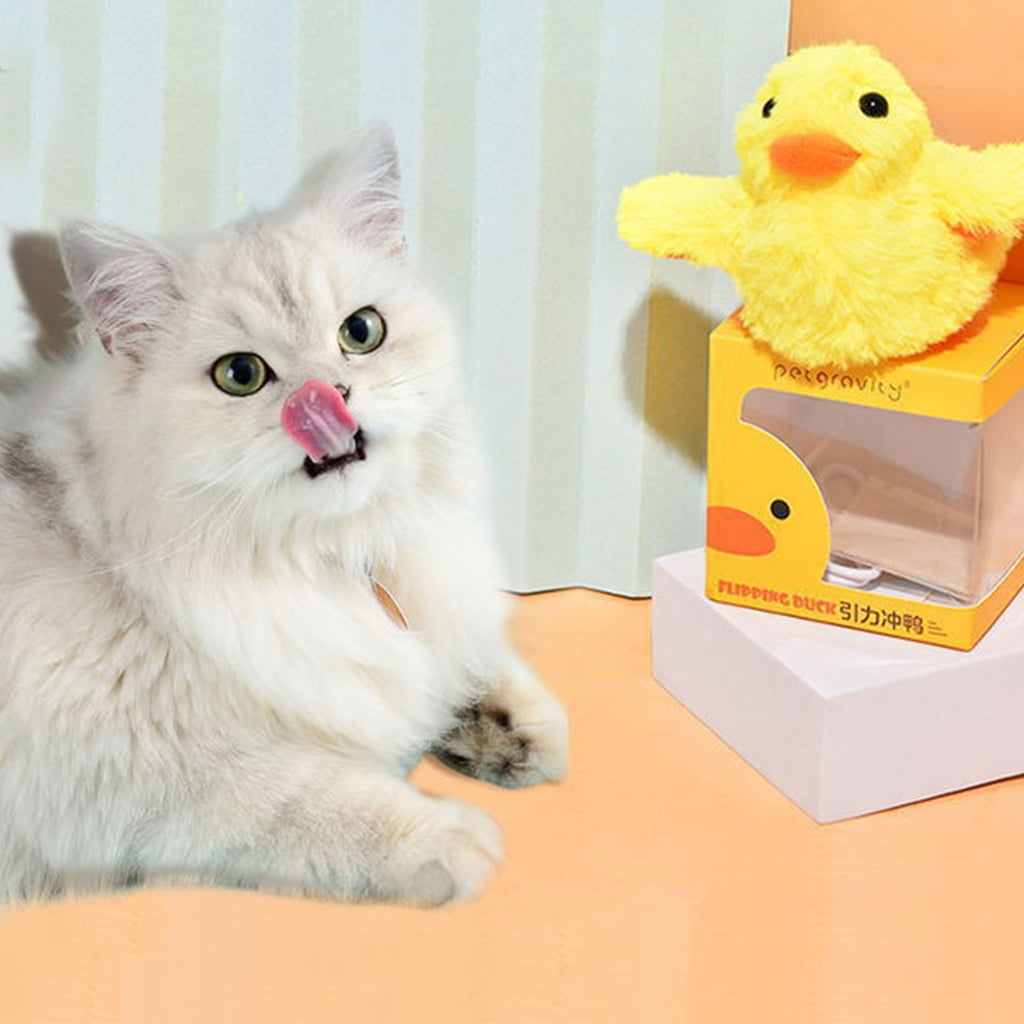 2PCS Cat Toy Electric GravityDuck Kitten Stress Relief Interactive Cats Toy