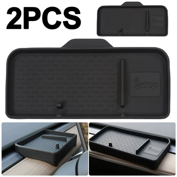 Bandeja Antideslizante para Llaves Y Gafas Panel Almacenamiento Automático Tesla Model 3 ()