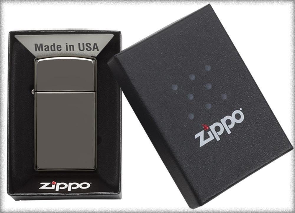 Zippo Slim Black Ice Pocket Lighter