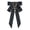 Black 1Pcs, variant on HOARBOEG 1Pcs Women's Fashion Bow Tie Brooch Pin, Elegant Collar Bowknot Accessory for Shirt Blouse, Black Lace Bow Brooch for Women, Pre-Tied Neck Tie Corsage Collar Decoration for Party Daily Wear
