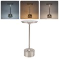 thumbnail image 4 of Lámpara De Mesa Inalámbrica Con 3 Fuentes De Luz Brillo Ajustable 150 Lm Batería Recargable Sombra Acrílica Portabilidad Tipo C Diseño Moderno, 4 of 7