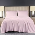 thumbnail image 3 of SCI Luxury 4PC Sheet set 800 Thread Count Bedsheets pure Egyptian Cotton California King Size Sateen Weave Hotel Sheets Fits Mattress Upto 21" Inch Deep Pocket ( Pink ), 3 of 5