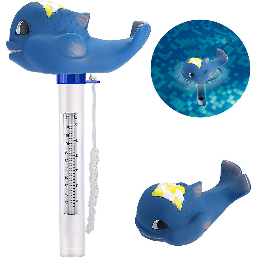 Floating Pool Thermometer, Shatter Resistant, Ideal as a Pool Water