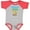 Baseball Heather and Red, variant on Inktastic Construction Worker in Training Boys or Girls Baby Bodysuit