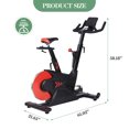 thumbnail image 3 of Exercise Bike for Home, 28LB Flywheel Magnetic Resistance Stationary Bike with Silent Belt Drive, Smart APP  Connectivity, Indoor Cycling Bike for Full-Body Workout, 3 of 10