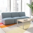 thumbnail image 2 of Assemble Modular 3 Seater Sectional Lounge Sofa in Mist Fabric, 2 of 8
