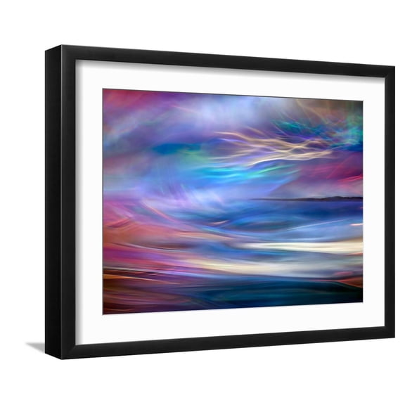Art.com Evening Ferry Ride Photographic Print by Ursula Abresch, Black Frame Wall Art, 21" x 17"