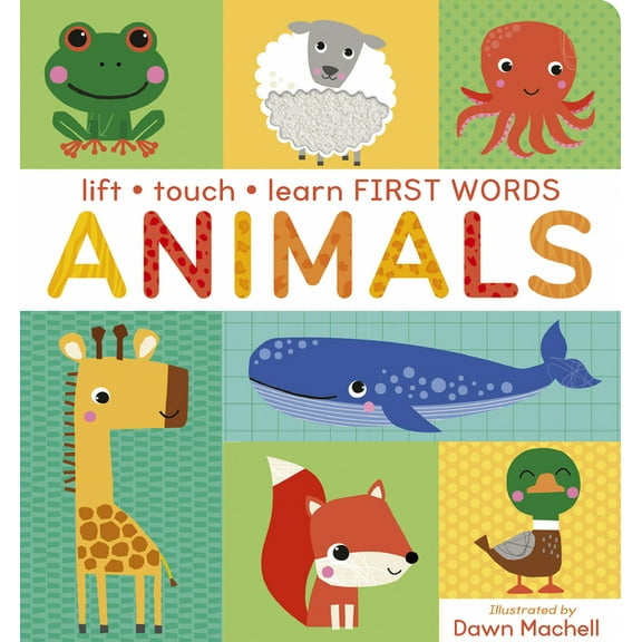 Lift Touch and Learn First Words: Animals, (Board Book)
