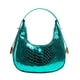 thumbnail image 1 of Bolsa de moda para mujer hobo en forma de U con patrón de cocodrilo para informal (verde) Tmvgtek Para Estrenar, 1 of 9