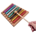 thumbnail image 3 of Chime,Chime Wind Bell Musical Percussion With Meditation Chime Educational Musical Percussion Wind Bell Educational 7-tone Chimes Meditation Bell Educational Musical Eryue Chimes 7-tone, 3 of 6