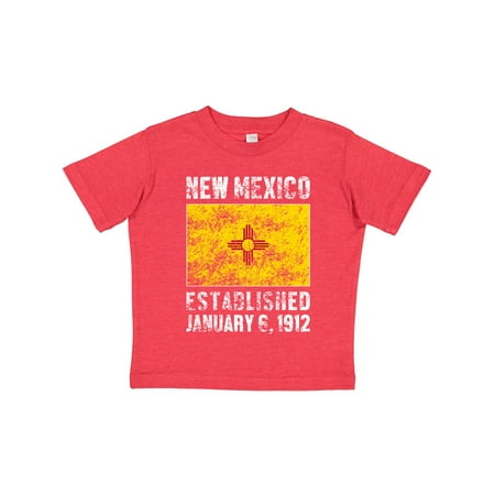 

Inktastic Established January 6 1912 New Mexico Flag Gift Toddler Boy or Toddler Girl T-Shirt