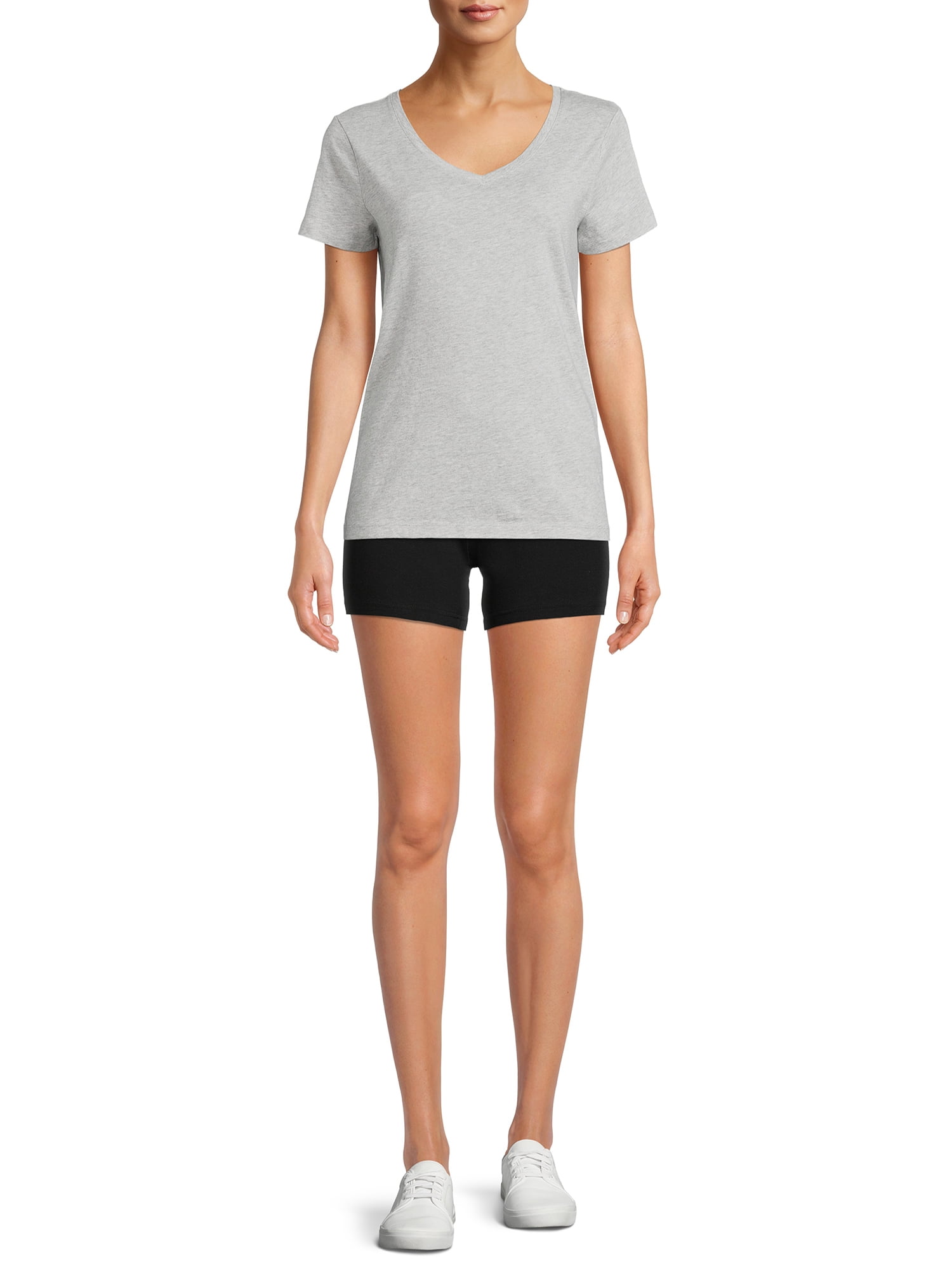 Jockey Essentials Women's Cotton-Blend 5-Inch Bike Shorts
