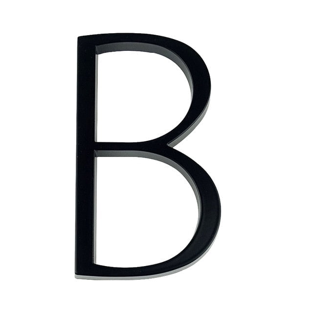 125mm Floating House Modern address number letters Big Modern Door Alphabet Home Outdoor
