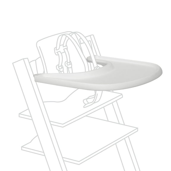 Bandeja Stokke Tripp Trapp blanca para niños de 6 a 36 meses