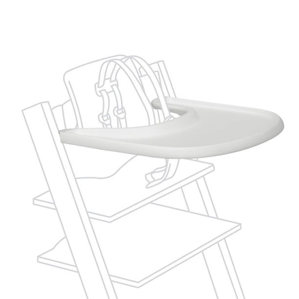 Bandeja Stokke Tripp Trapp blanca para niños de 6 a 36 meses